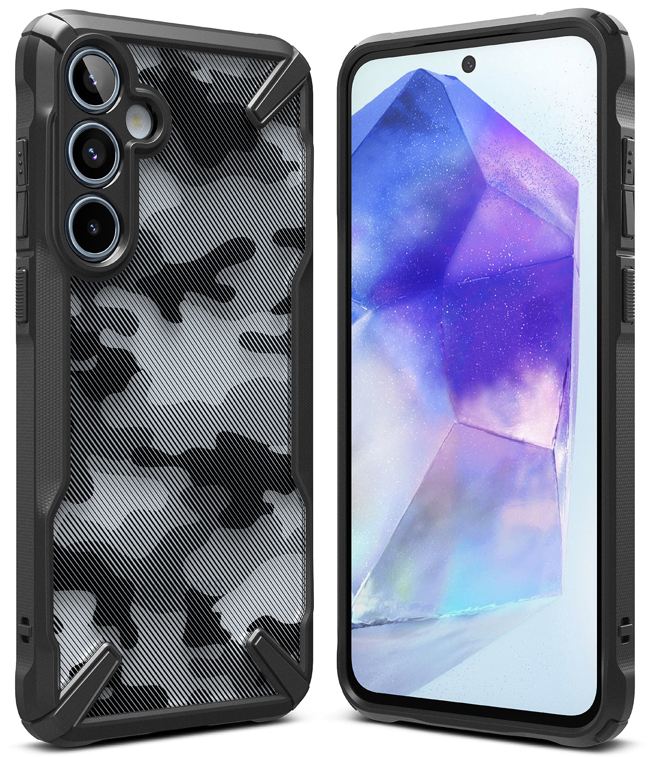 Galaxy A55 Case | Fusion-X - Camo Black