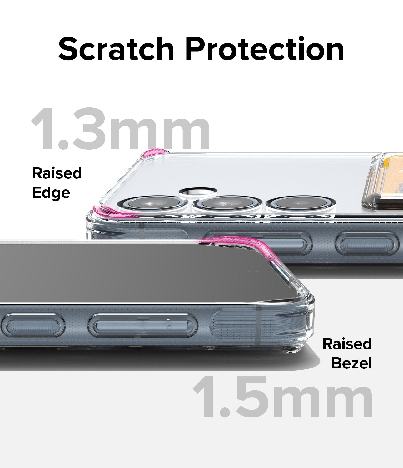 Galaxy A55 Case | Fusion Card - Scratch Protection. Raised Edge. Raised Bezel.