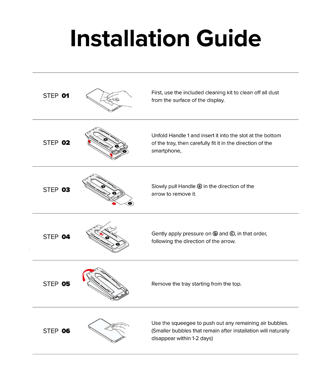 Galaxy A55 Screen Protector | Easy Slide Tempered Glass - Installation Guide.