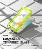 [Bundle] Galaxy A57 | Fusion-X - Bundle Galaxy A57 | Fusion-X - Neon green Easy Slide installation tray with tempered glass screen protector for Galaxy A57.