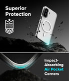 Galaxy A57 5G Case | Fusion Magnetic - Clear phone case with magnetic ring, military-grade protection, and air-pocket corners.
