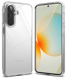 Galaxy A57 5G Case | Fusion - Clear protective case shown from back and front angles on a Samsung Galaxy A57 5G.