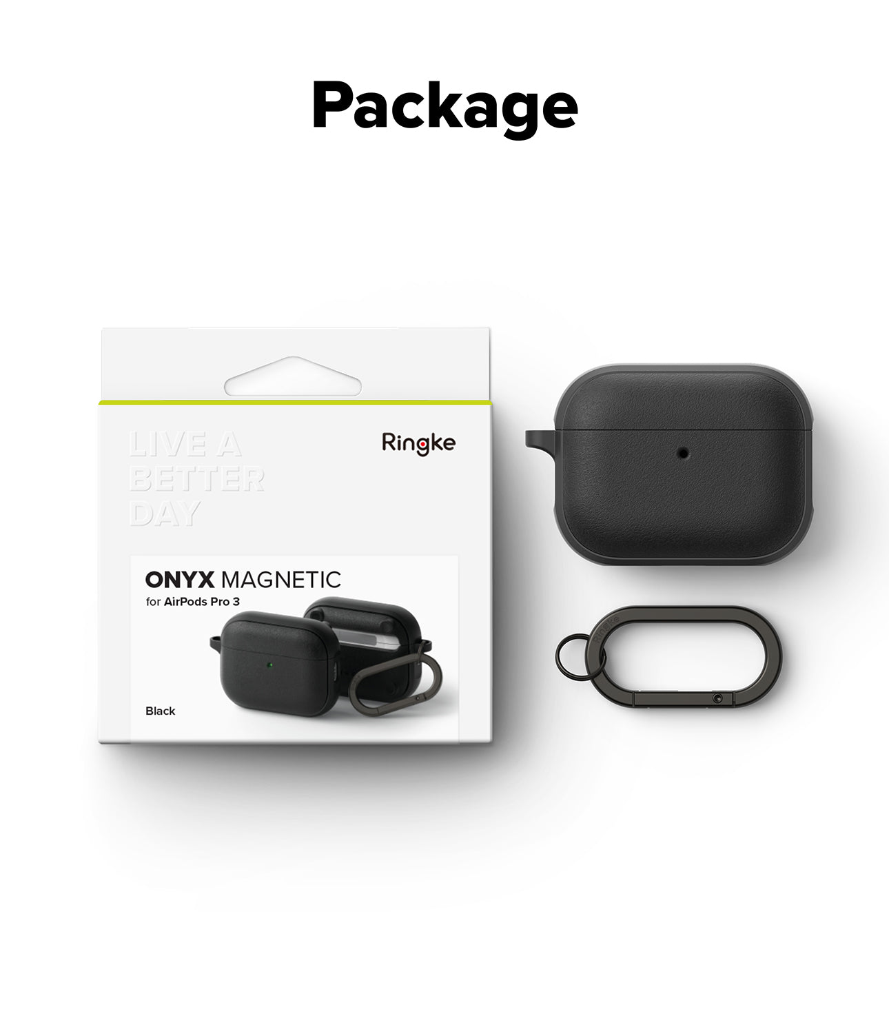 AirPods Pro 3 Case | Onyx Magnetic | Rinkge Official Store