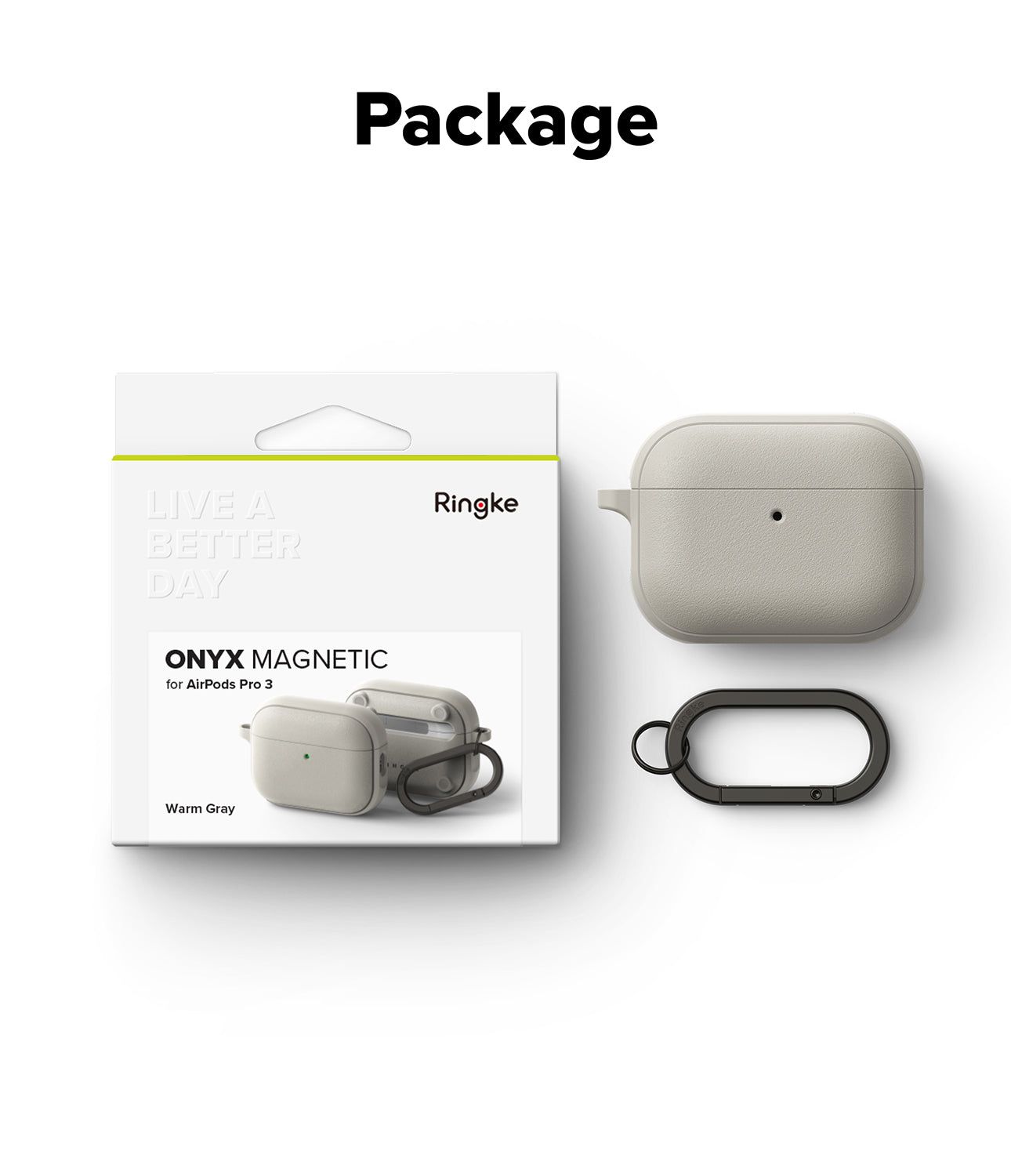 AirPods Pro 3 Case | Onyx Magnetic | Rinkge Official Store