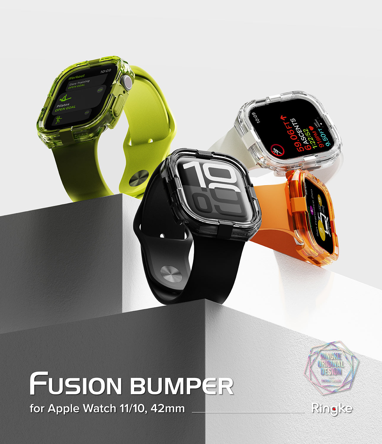 Apple Watch 11 / 10 (42mm) Case | Fusion Bumper | Ringke Official