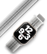 Apple Watch 41mm / 40mm / 38mm | Sports Air Loop Watch Band Black, Cream, White - Cooling sports watchband with the hook and loop fastener