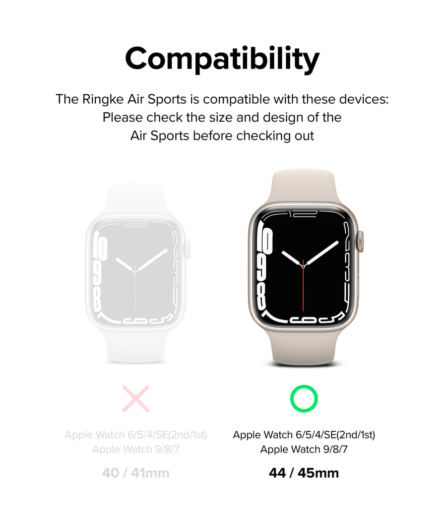 Apple Watch Series (45mm / 44mm) | Air Sports-Compatibility