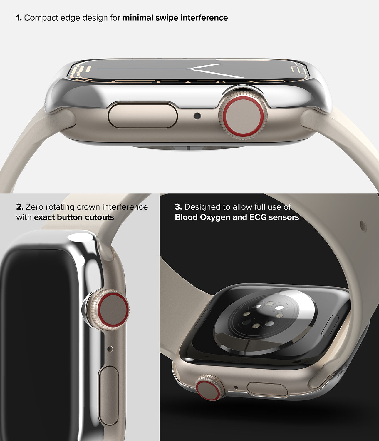 Apple Watch Series 9 / 8 / 7 (41mm) Ringke Bezel Styling – Ringke