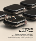 Apple Watch Series 41mm / Ringke Bezel Styling / 41-03 Black-Premium Metal Case