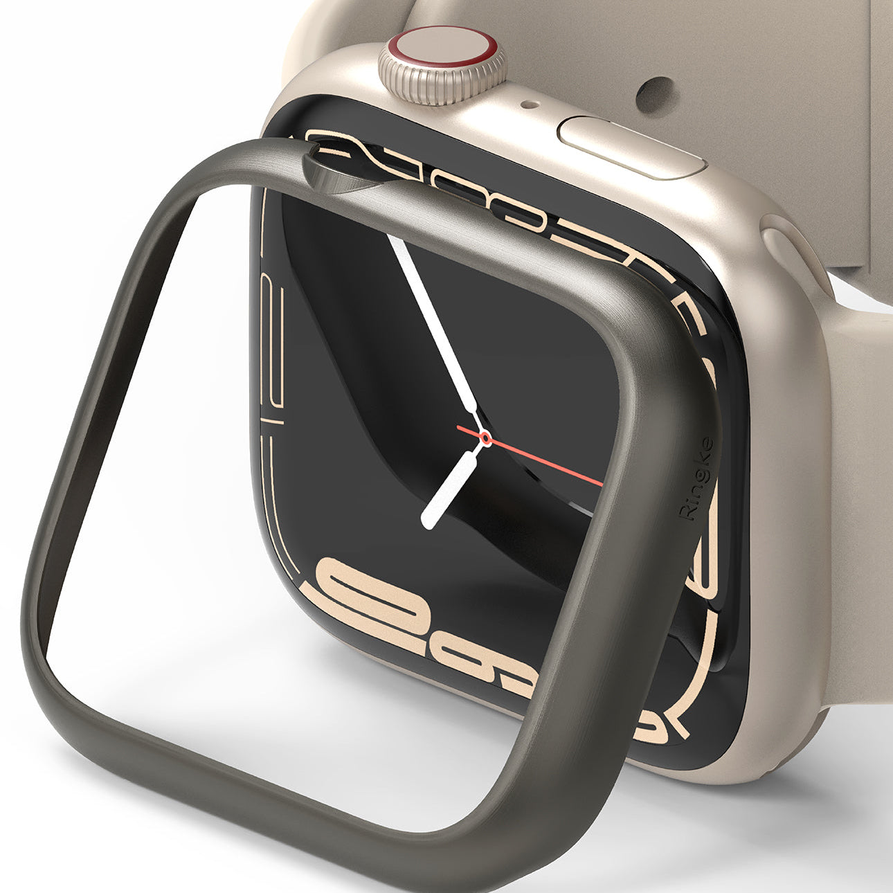 Apple Watch Series 41mm Bezel Styling 41-12 Hairline Graphite