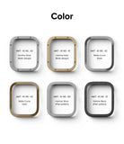 Apple Watch Series 41mm | Bezel Styling 41-51 | Hairline Black (Plain Pattern)-Colors