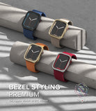 Apple Watch Series (45mm) | Bezel Styling 45-43 | Matte Curve Gold-Premium By Ringke