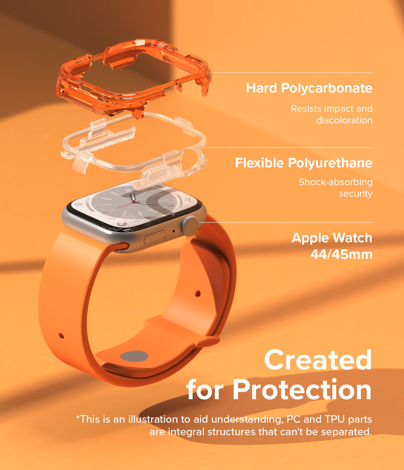 Apple Watch Series (45mm / 44mm) Case | Fusion Bumper-Created for Protection