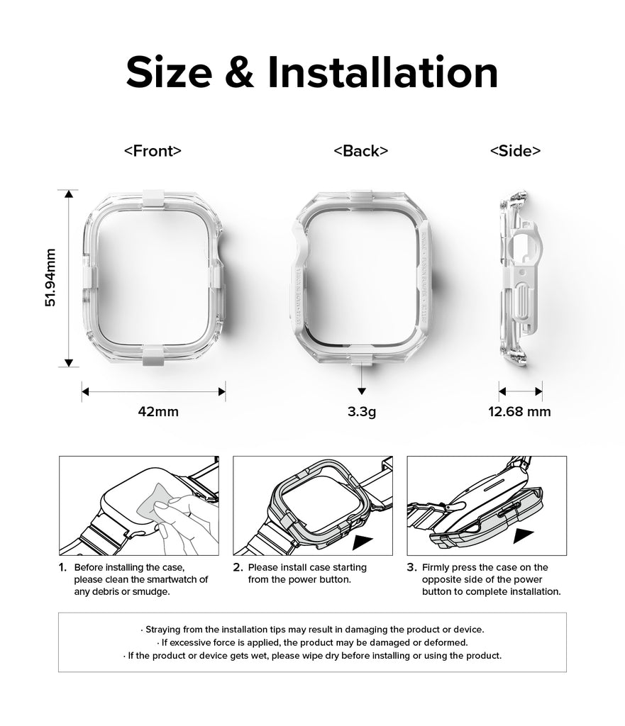 Apple Watch Series 8 / 7 (45mm) / 6 / SE / 5 / 4 (44mm) Case | Fusion Bumper