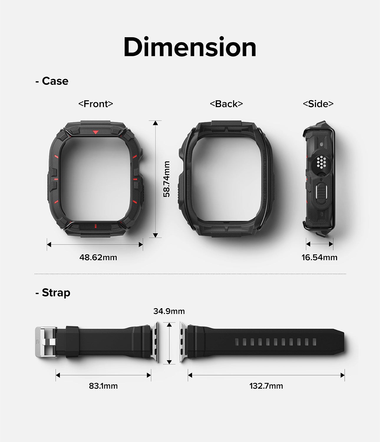 Apple Watch Ultra 2 / 1 Case + Band | Fusion-X Guard