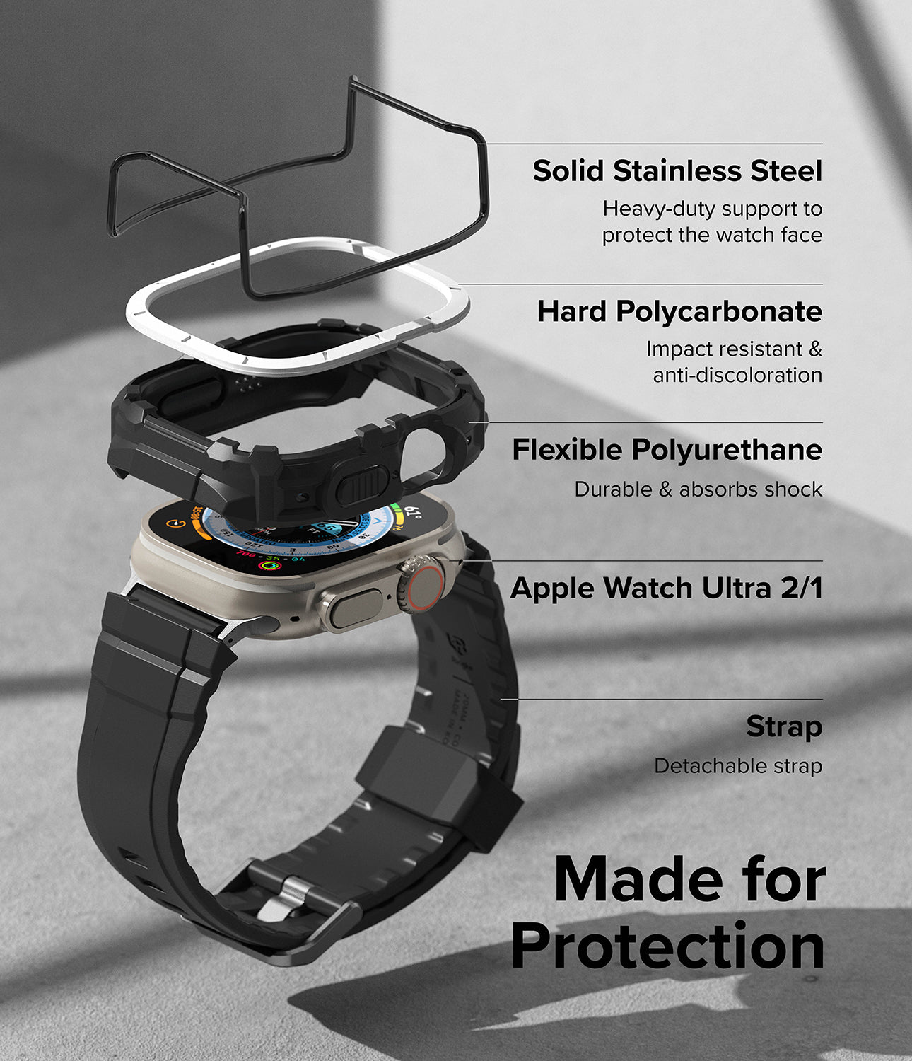 Apple Watch Ultra 2 / 1 Case + Band | Fusion-X Guard