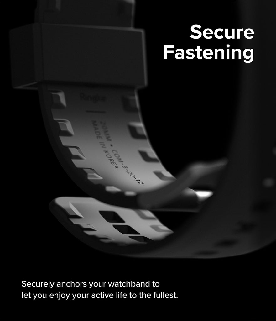 Securely anchors your watchband to let you enjoy your active life to the fullest