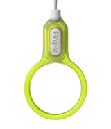 Buckle Finger Ring Strap - Translucent lime green finger ring strap with a white Ringke branded buckle attachment.