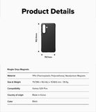 [Combo] Galaxy S26 Plus | Folio Stand Wallet Magnetic + Onyx Magnetic - Galaxy S26 Plus | Folio Stand Wallet Magnetic + Onyx Magnetic - Technical specifications and dimensions for black case.