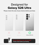Galaxy S26 Ultra Cover | Folio Stand Wallet Magnetic - Galaxy S26 Ultra Cover - Compatibility chart showing Galaxy S26 Ultra is the only model supported for this case.