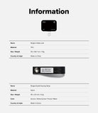 Holder Link Eyelet Keyring - Product specification chart for Ringke Holder Link and Eyelet Keyring Strap with dimensions.