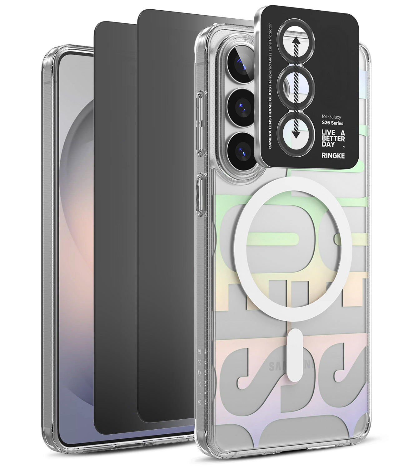 group-+ Privacy Screen Protector & Camera Lens Frame Glass (2P)