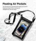 Ringke Waterproof Pouch Case | Floating - One Touch Lock - Floating Air Pockets - Large storage capacity