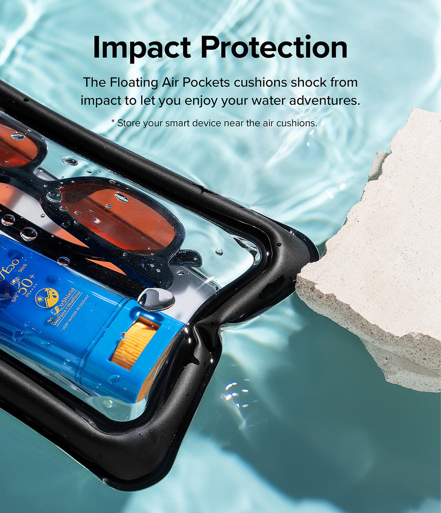 Ringke Waterproof Pouch Case | Floating - One Touch Lock - Floating Air Pockets - Large storage capacity