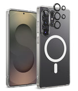 [Bundle] Galaxy S25 Ultra | Fusion Magnetic - Galaxy S25 Ultra | Fusion Magnetic - Clear phone case with magnetic ring and separate camera lens protectors.