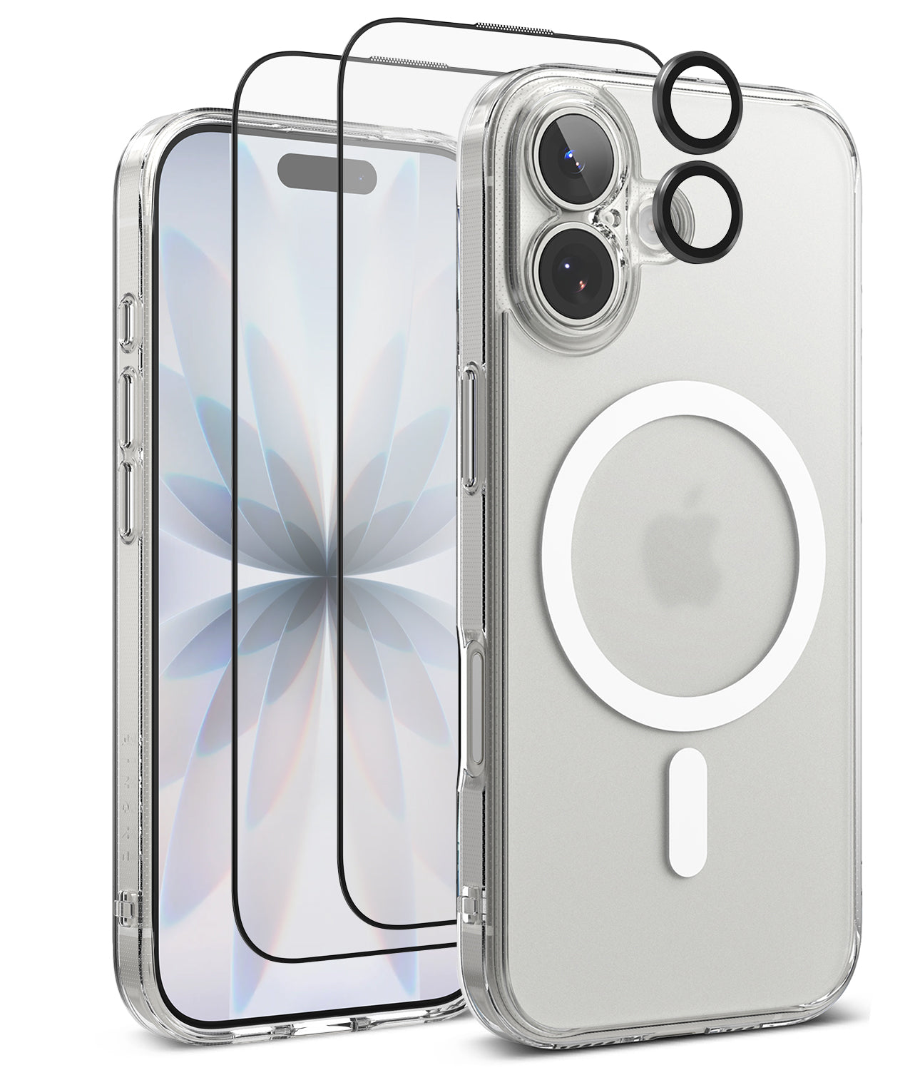 [Bundle] iPhone 17 | Fusion Magnetic - Clear magnetic phone case, screen protector, and lens covers for iPhone 17.
