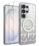 [Bundle] Galaxy S26 Ultra | Fusion Design Magnetic - Galaxy S26 Ultra | Fusion Design Magnetic - Clear phone case with magnetic ring and screen protector for Galaxy S26 Ultra.