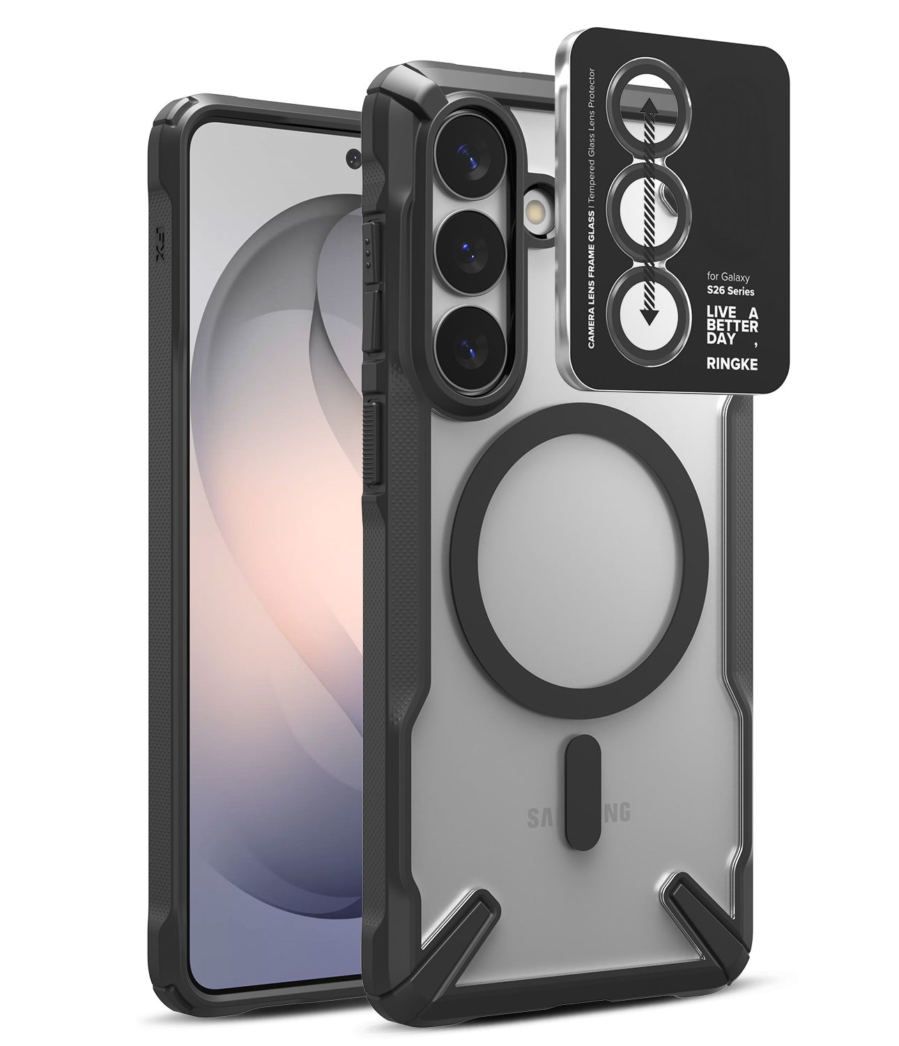 group-+ Camera Lens Frame Glass (2P)