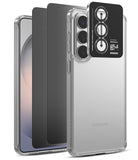 group-Clear / + Privacy Screen Protector & Camera Lens Frame Glass (2P)