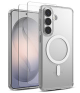 [Bundle] Galaxy S26 | Fusion Magnetic - Clear magnetic phone case and screen protector for Samsung Galaxy S26.
