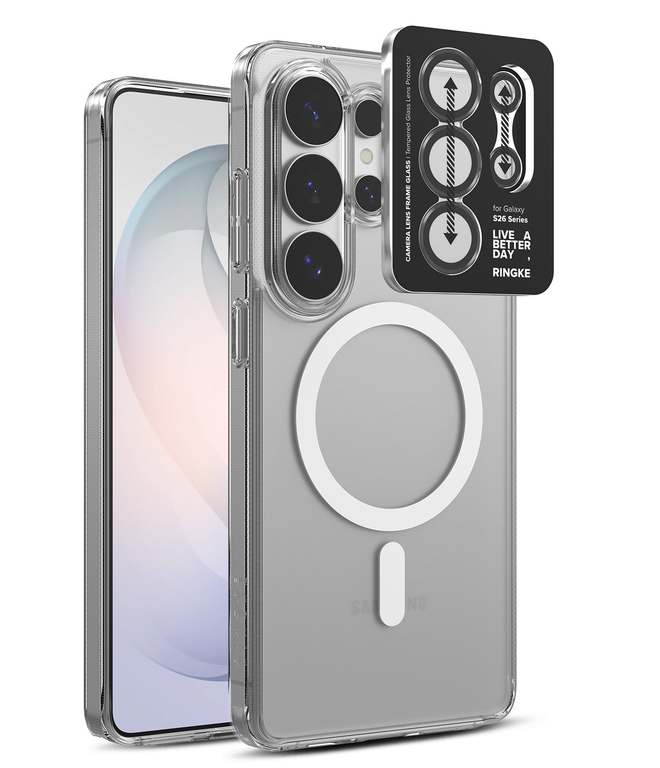 group-Matte Clear / + Camera Lens Frame Glass (2P)