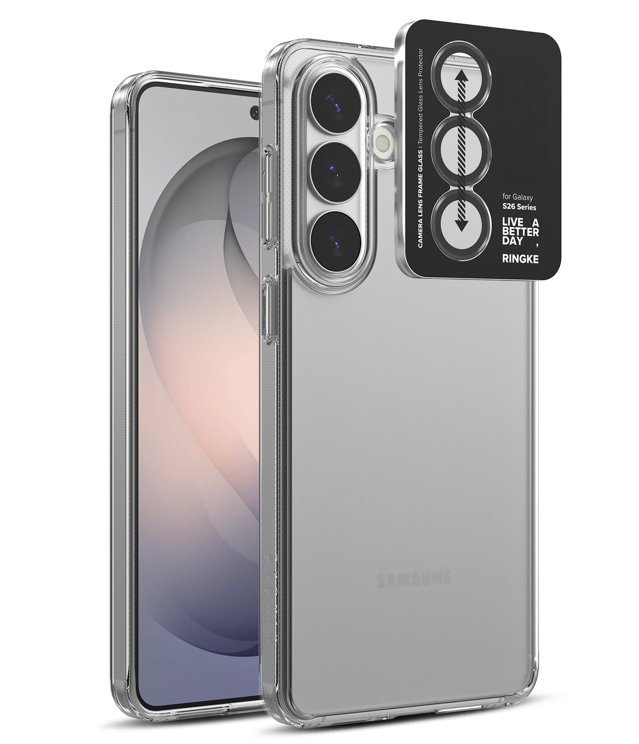 group-Matte Clear / + Camera Lens Frame Glass (2P)