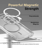 Galaxy S23 Case | Fusion Magnetic Matte - Exploded view of phone case showing polycarbonate ring and magnets.