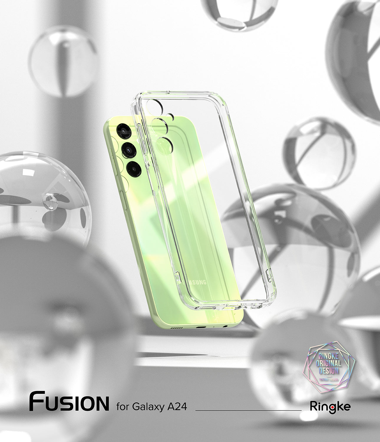 Fusion Clear Case for Galaxy A24