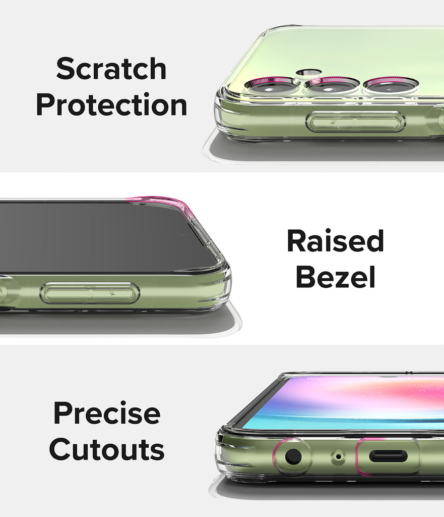 Scratch Protection / Raised Bezel / Precise Cutouts