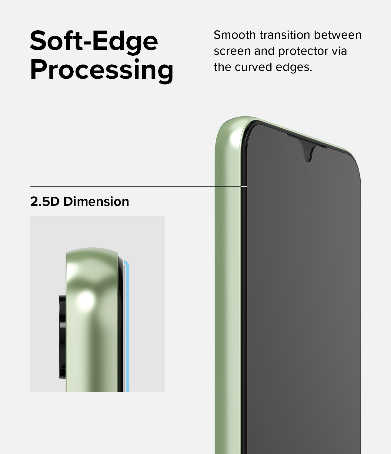 Galaxy A24 4G(LTE) Screen Protector | Full Cover Glass (2 Pack)