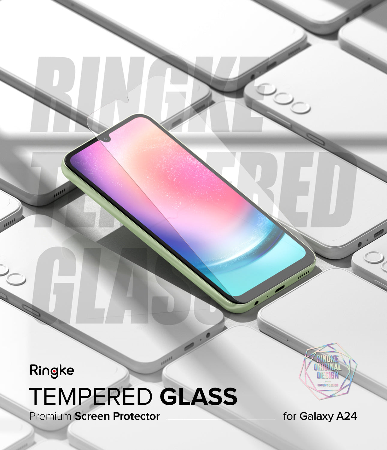 Galaxy A24 4G(LTE) Screen Protector | Full Cover Glass (2 Pack)