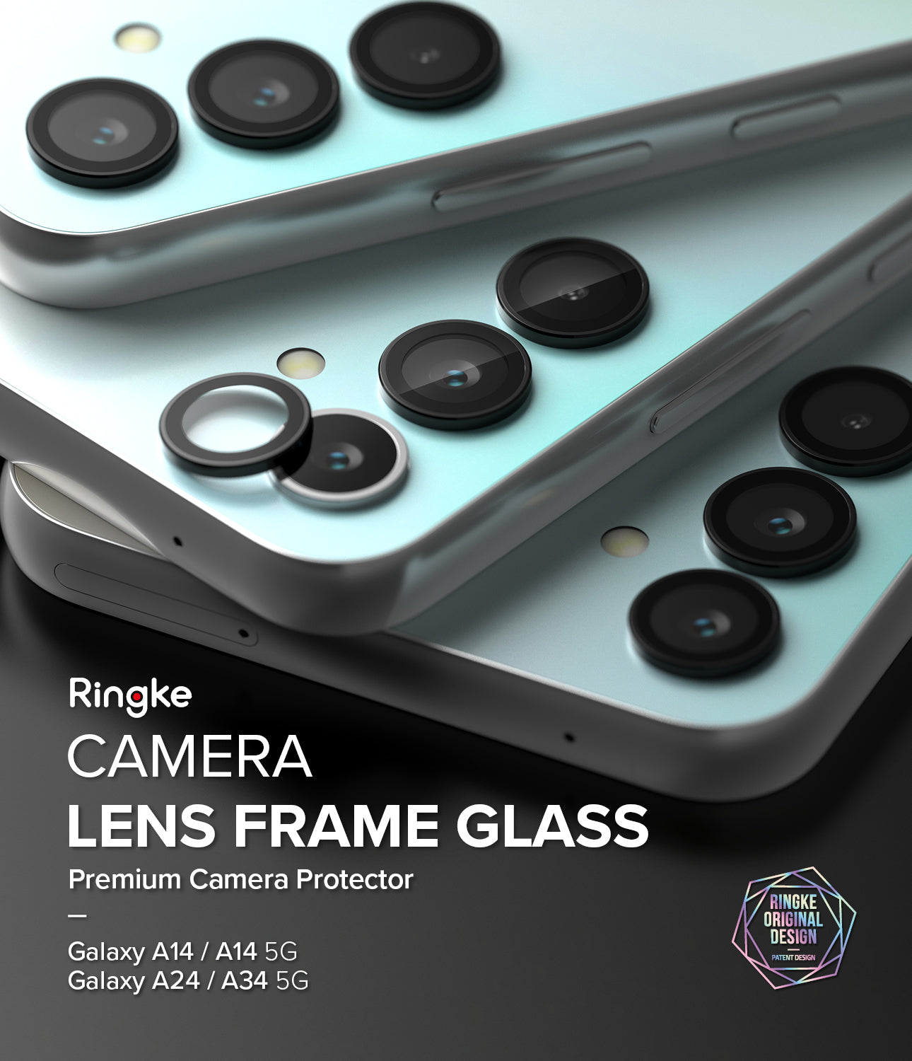 Galaxy A14/A24/A34 Camera Lens Protector | Camera Lens Frame Glass