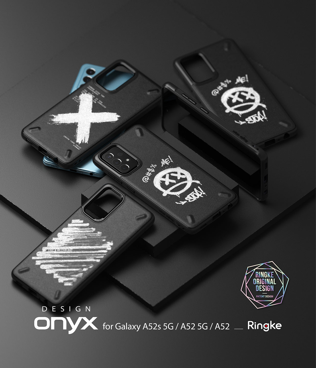 ☆ Ringke Galaxy A52 5G SC-53B Black 823 Samsung Galaxy A52 5G / 4G Case | Ringke Onyx Design – Ringke