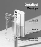 Detailed Design - Hard PC for back, Soft TPU for side, has Duo QuikCatch Lanyard holes
