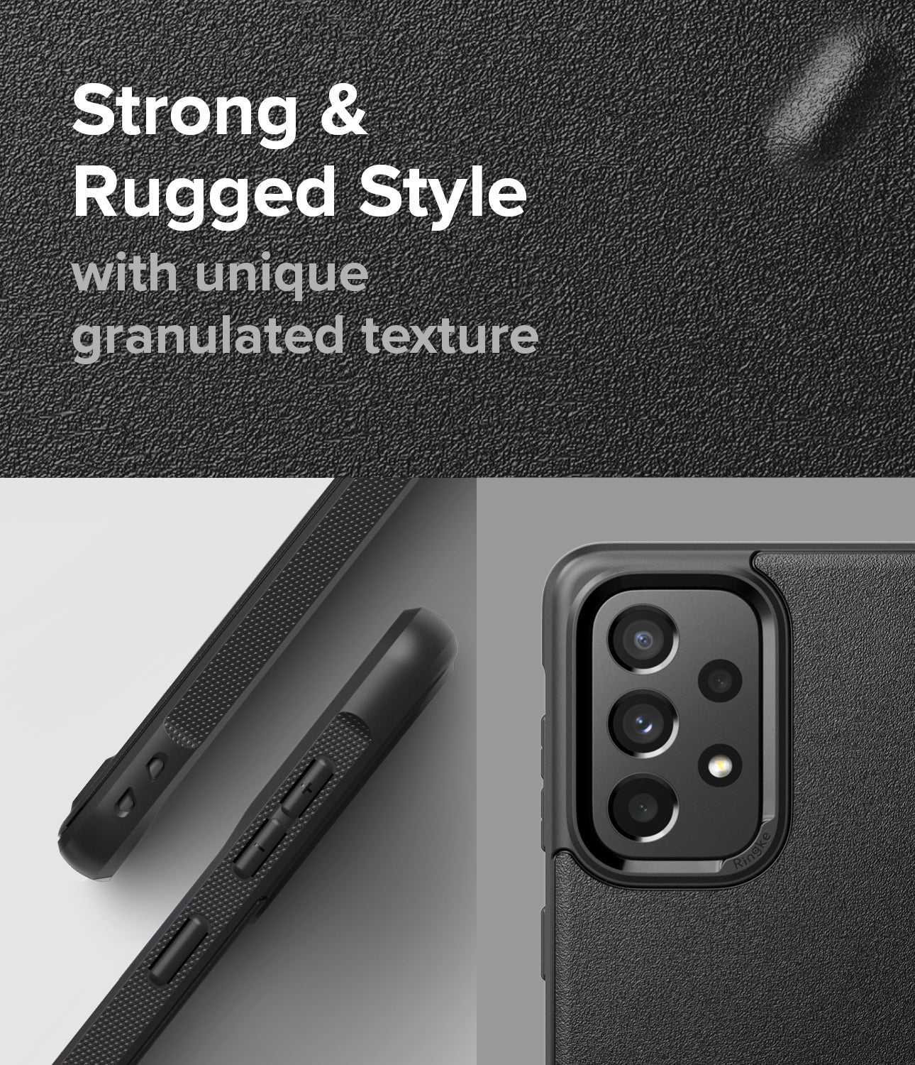 Galaxy A73 5G Case | Onyx - Strong and Rugged Style with unique granulated texture