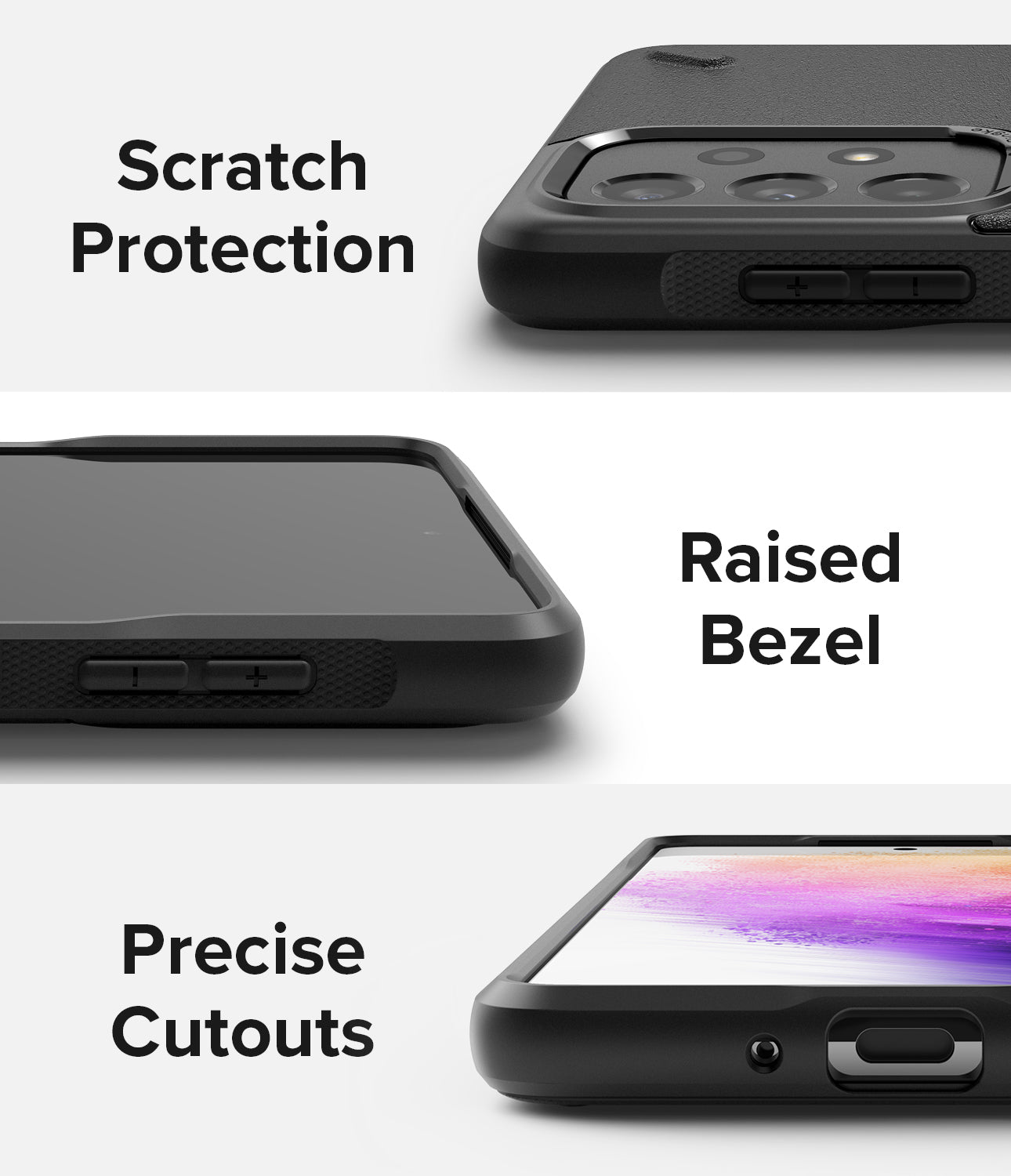 Galaxy A73 5G Case | Onyx - Scratch Protection. Raised Bezel. Precise Cutouts