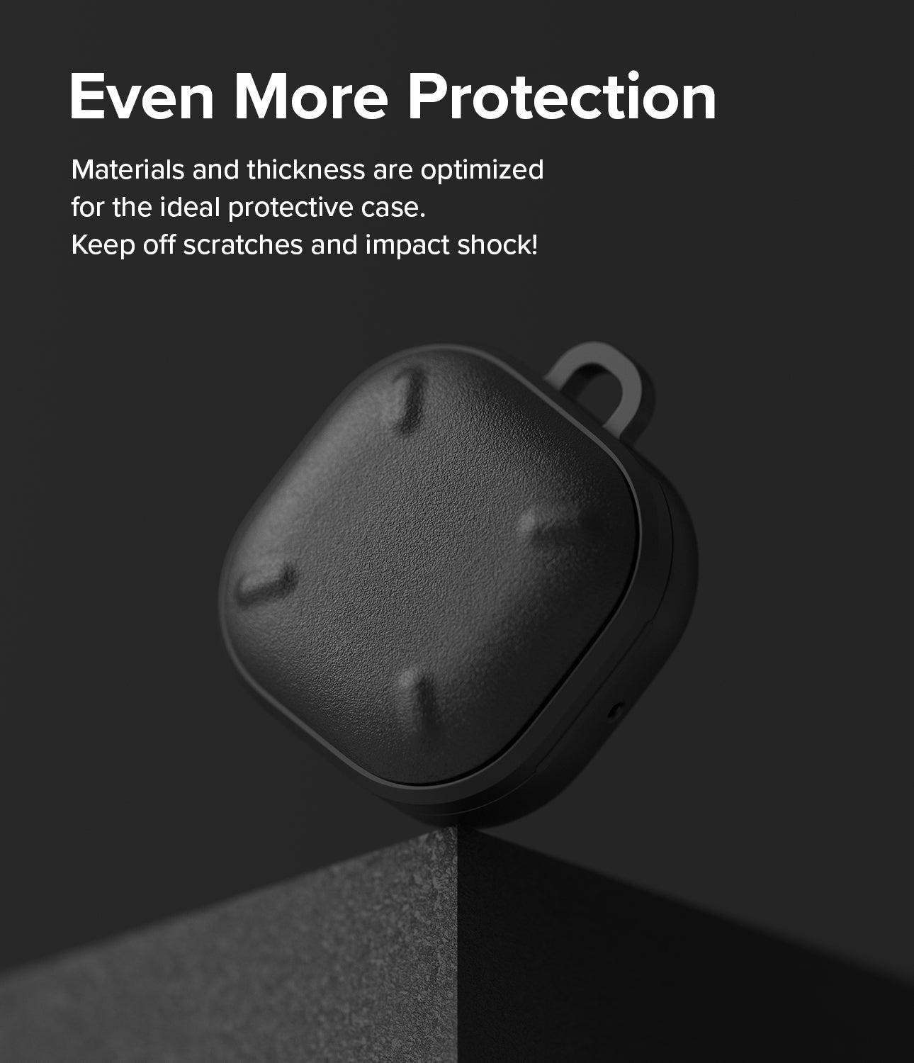 Galaxy Buds FE / 2 Pro / Buds 2 / Galaxy Buds Pro / Live Case | Onyx - Even More Protection. Materials and thickness are optimized for the ideal protective case. Keep off scratches and impact shock!