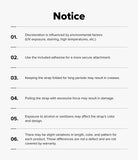 Galaxy Buds 4 Pro / 4 Case | Air - A numbered list of six product care notices regarding discoloration, adhesive, and wear.