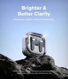 Galaxy Buds 4 Pro / 4 Case | Air - Clear protective case for Galaxy Buds on a rocky surface against a blue sky.