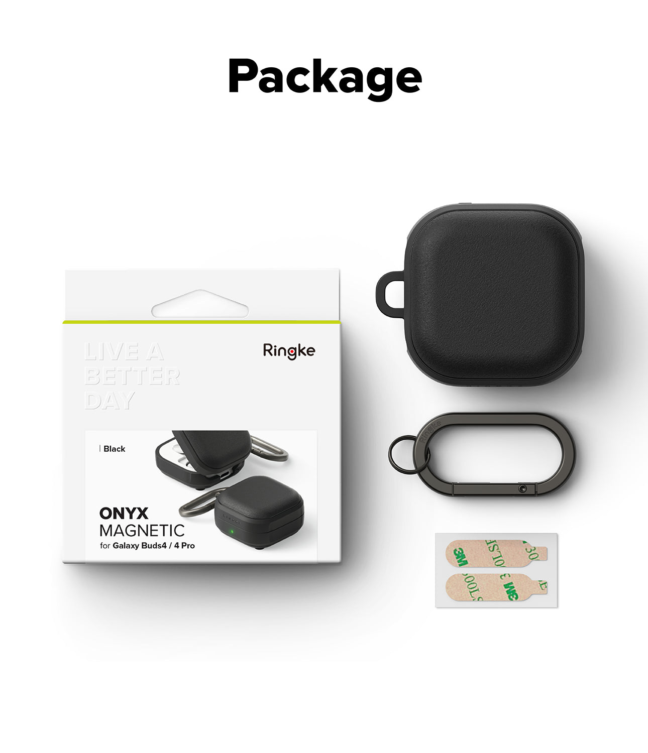 Galaxy Buds 4 Pro / 4 Case | Onyx Magnetic | Ringke Official Store